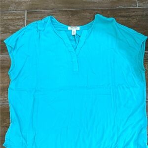 Nine West XXL blue soft shirt EUC